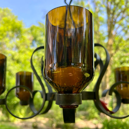 Hängeleuchter mit Bundaberg Flaschen